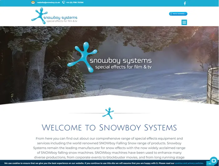 Snowboy Website built by JL Web Design